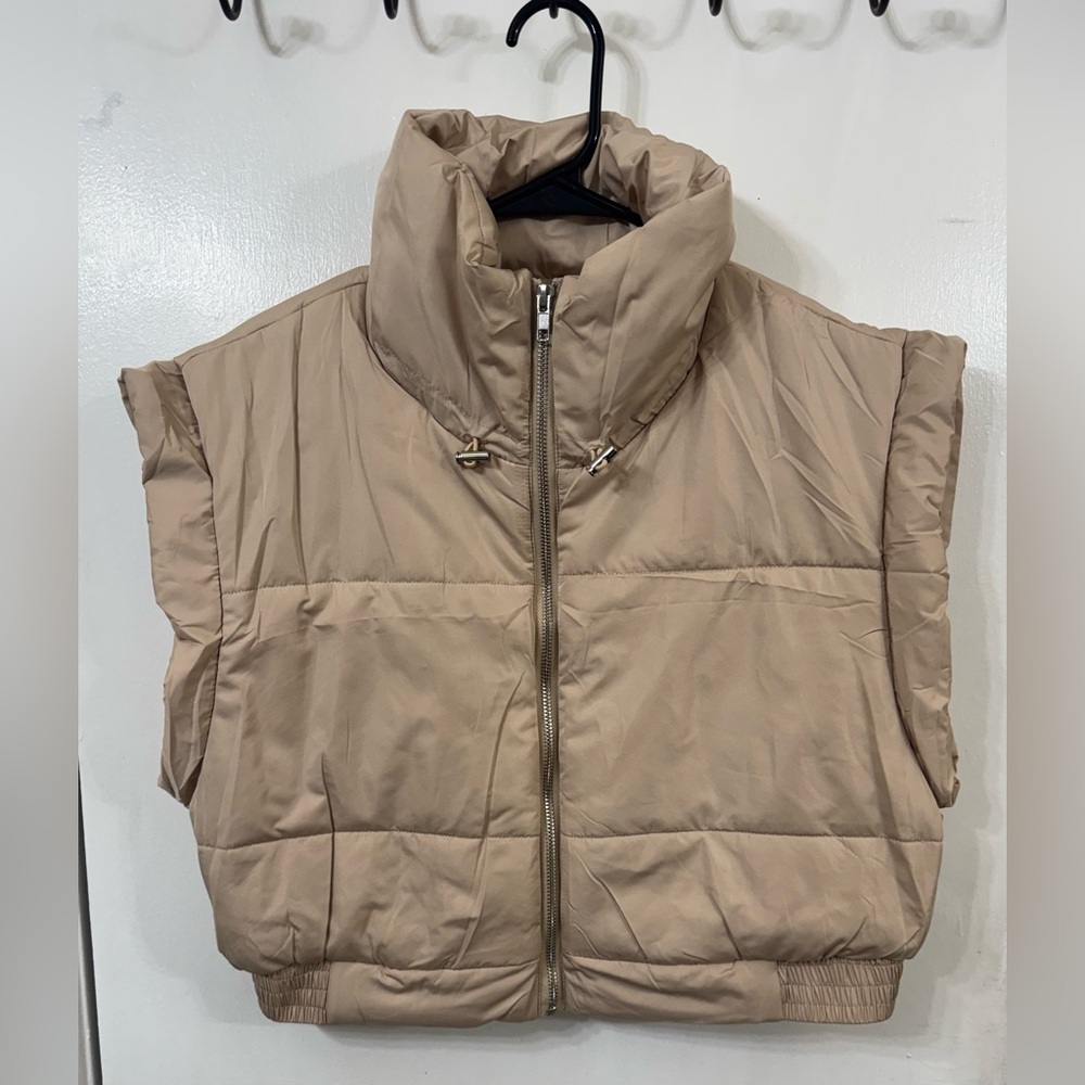 Amazon Beige Puffer Vest